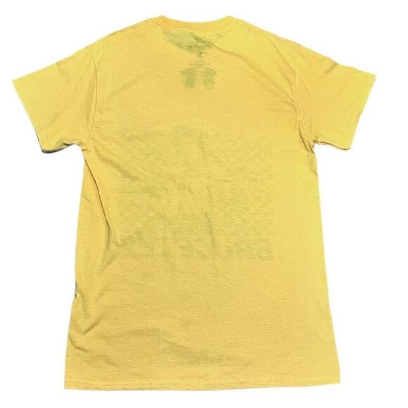 VINTAGE BRUCE LEE T-SHIRT YELLOW SIZE SMALL - Picture 3 of 5